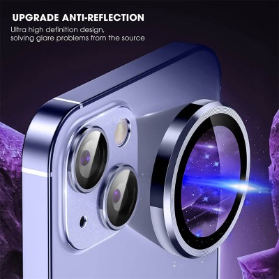 Захисне скло Metal Classic на камеру (у упак.) для Apple iPhone 14 (6.1") / 14 Plus (6.7") Блакитний / Light Blue Захисне скло Metal Classic на камеру (у упак.) для Apple iPhone 14 (6.1") / 14 Plus (6.7") Блакитний / Light Blue