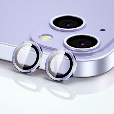 Захисне скло Metal Classic на камеру (у упак.) для Apple iPhone 14 (6.1") / 14 Plus (6.7") Блакитний / Light Blue Захисне скло Metal Classic на камеру (у упак.) для Apple iPhone 14 (6.1") / 14 Plus (6.7") Блакитний / Light Blue