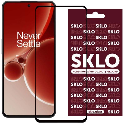 Захисне скло SKLO 3D для OnePlus Nord 3 / Nord 4 Чорний Захисне скло SKLO 3D для OnePlus Nord 3 / Nord 4 Чорний