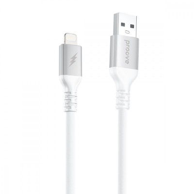 Кабель Proove ReGen Silicone USB to Lightning 2.4A (1m) (CCRS15001102) white