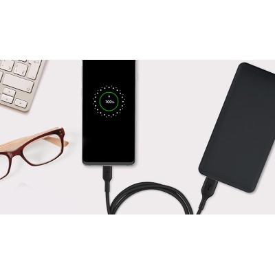 Кабель USB-A > USB-C заряджання/синхронізації Belkin 1м, 15Вт, Type-C, PVC, чорний (CAB001BT1MBK) Кабель USB-A > USB-C заряджання/синхронізації Belkin 1м, 15Вт, Type-C, PVC, чорний (CAB001BT1MBK)
