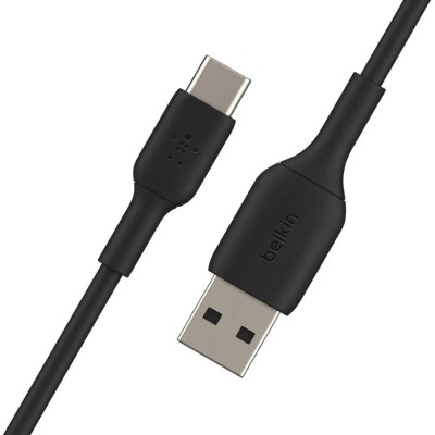 Кабель USB-A > USB-C заряджання/синхронізації Belkin 1м, 15Вт, Type-C, PVC, чорний (CAB001BT1MBK) Кабель USB-A > USB-C заряджання/синхронізації Belkin 1м, 15Вт, Type-C, PVC, чорний (CAB001BT1MBK)