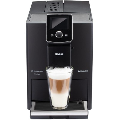 Кавомашина NIVONA CafeRomatica 1.8л, зерно + мелена, автомат.капучинатор, авторецептів - 9, чорний (NICR820) Кавомашина NIVONA CafeRomatica 1.8л, зерно + мелена, автомат.капучинатор, авторецептів - 9, чорний (NICR820)