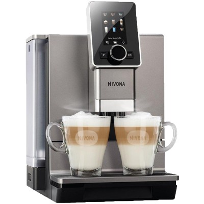 Кавомашина NIVONA CafeRomatica 2.2л, зерно + мелена, автомат.капучинатор, авторецептів. - 9, сріблястий (NICR930) Кавомашина NIVONA CafeRomatica 2.2л, зерно + мелена, автомат.капучинатор, авторецептів. - 9, сріблястий (NICR930)