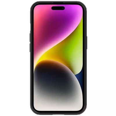 Карбонова накладка Nillkin CamShield Pro Magnetic для Apple iPhone 15 (6.1") Black Карбонова накладка Nillkin CamShield Pro Magnetic для Apple iPhone 15 (6.1") Black