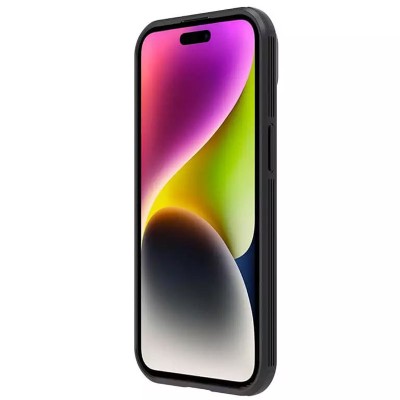 Карбонова накладка Nillkin CamShield Pro Magnetic для Apple iPhone 15 (6.1") Black Карбонова накладка Nillkin CamShield Pro Magnetic для Apple iPhone 15 (6.1") Black