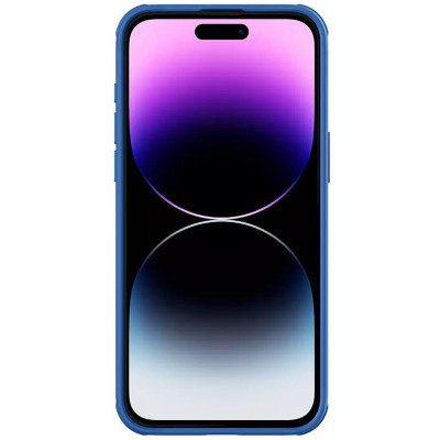 Карбонова накладка Nillkin CamShield Pro Magnetic для Apple iPhone 15 Pro (6.1") Blue