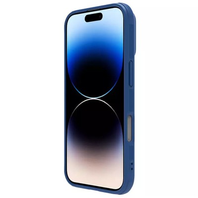 Карбонова накладка Nillkin CamShield Pro Magnetic для Apple iPhone 16 (6.1") Blue Карбонова накладка Nillkin CamShield Pro Magnetic для Apple iPhone 16 (6.1") Blue