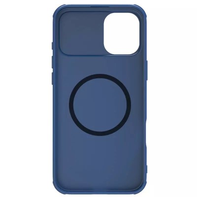 Карбонова накладка Nillkin CamShield Pro Magnetic для Apple iPhone 16 (6.1") Blue Карбонова накладка Nillkin CamShield Pro Magnetic для Apple iPhone 16 (6.1") Blue