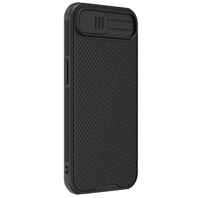 Карбонова накладка Nillkin CamShield Pro Magnetic для Apple iPhone 16e (6.1") Black