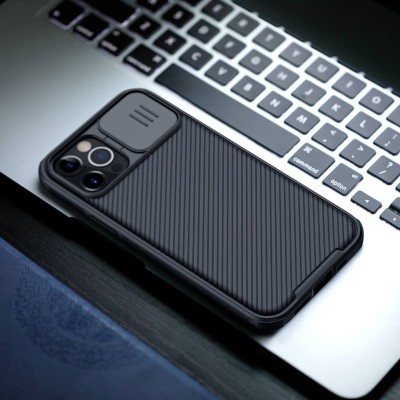 Карбонова накладка Nillkin CamShield Pro для Apple iPhone 14 Pro Max (6.7") Black