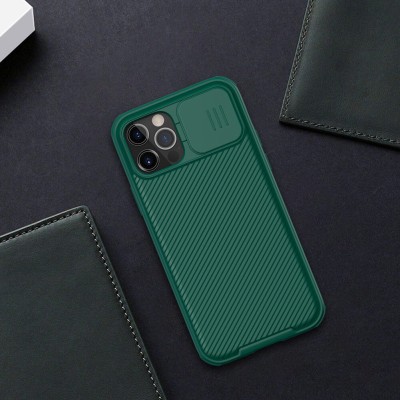 Карбонова накладка Nillkin CamShield Pro для Apple iPhone 14 Pro Max (6.7") Dark Green