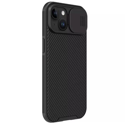 Карбонова накладка Nillkin CamShield Pro для Apple iPhone 15 (6.1") Black