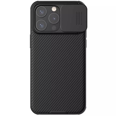 Карбонова накладка Nillkin CamShield Pro для Apple iPhone 15 Pro (6.1") Black