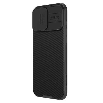 Карбонова накладка Nillkin CamShield Pro для Apple iPhone 16 Pro (6.3") Black Карбонова накладка Nillkin CamShield Pro для Apple iPhone 16 Pro (6.3") Black