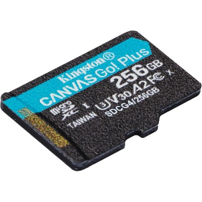 Карта пам'яті Kingston microSD 256GB C10 UHS-I U3 A2 V30 R200/W160MB/s (SDCG4/256GBSP) Карта пам'яті Kingston microSD 256GB C10 UHS-I U3 A2 V30 R200/W160MB/s (SDCG4/256GBSP)
