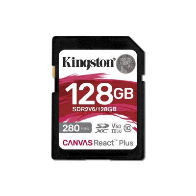 Карта пам'яті Kingston SD 128GB C10 UHS-II U3 R280/W100MB/s (SDR2V6/128GB) Карта пам'яті Kingston SD 128GB C10 UHS-II U3 R280/W100MB/s (SDR2V6/128GB)
