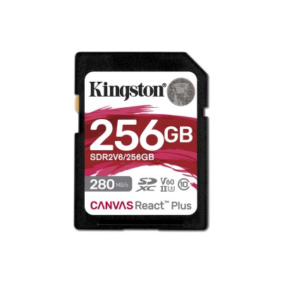 Карта пам'яті Kingston SD 256GB C10 UHS-II U3 R280/W150MB/s (SDR2V6/256GB) Карта пам'яті Kingston SD 256GB C10 UHS-II U3 R280/W150MB/s (SDR2V6/256GB)