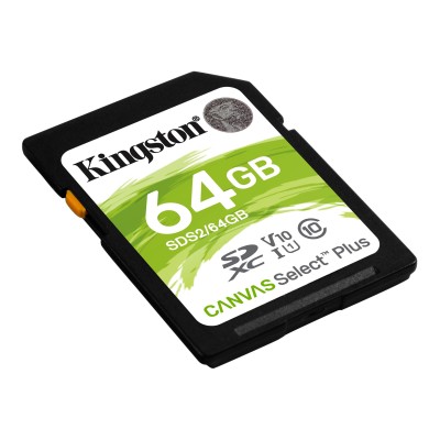 Карта пам'яті Kingston SD 64GB C10 UHS-I R100MB/s (SDS2/64GB) Карта пам'яті Kingston SD 64GB C10 UHS-I R100MB/s (SDS2/64GB)