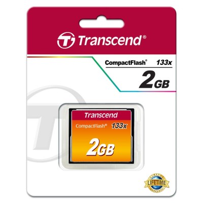 Карта пам'яті Transcend CF 2GB 133X (TS2GCF133) Карта пам'яті Transcend CF 2GB 133X (TS2GCF133)