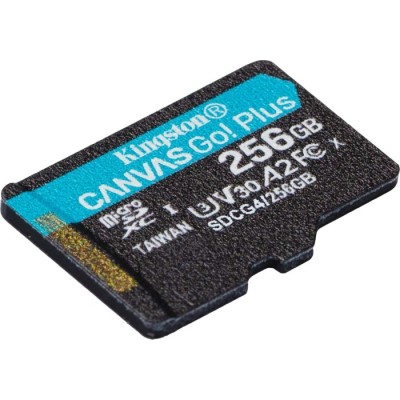 Карта пам'яті Kingston MicroSDXC 256GB Canvas Go Plus Gen4 200MB/s A2 U3 V30 (SDCG4/256GBSP) Карта пам'яті Kingston MicroSDXC 256GB Canvas Go Plus Gen4 200MB/s A2 U3 V30 (SDCG4/256GBSP)