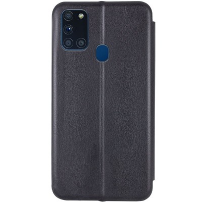 Кожаный чехол (книжка) Classy для Samsung Galaxy A21s Черный Кожаный чехол (книжка) Classy для Samsung Galaxy A21s Черный