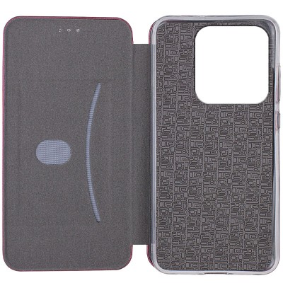 Кожаный чехол (книжка) Classy для Xiaomi Redmi 10C Бордовый