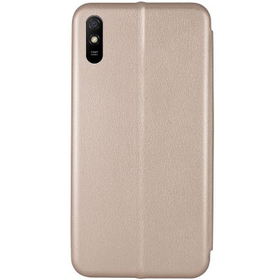 Кожаный чехол (книжка) Classy для Xiaomi Redmi 9A Золотой Кожаный чехол (книжка) Classy для Xiaomi Redmi 9A Золотой