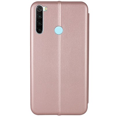 Кожаный чехол (книжка) Classy для Xiaomi Redmi Note 8T Rose Gold