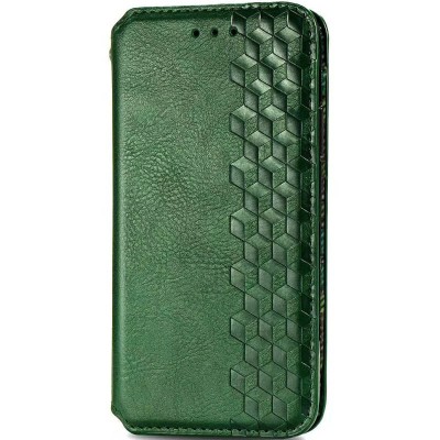 Кожаный чехол книжка GETMAN Cubic (PU) для Xiaomi Redmi 9C Зеленый Кожаный чехол книжка GETMAN Cubic (PU) для Xiaomi Redmi 9C Зеленый