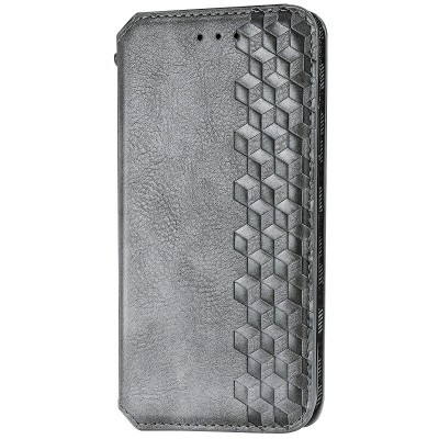 Кожаный чехол книжка GETMAN Cubic (PU) для Xiaomi Redmi 9C Серый Кожаный чехол книжка GETMAN Cubic (PU) для Xiaomi Redmi 9C Серый