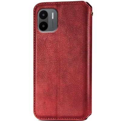 Кожаный чехол книжка GETMAN Cubic (PU) для Xiaomi Redmi A1 / A2 Красный Кожаный чехол книжка GETMAN Cubic (PU) для Xiaomi Redmi A1 / A2 Красный