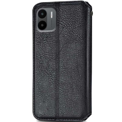 Кожаный чехол книжка GETMAN Cubic (PU) для Xiaomi Redmi A1 / A2 Черный Кожаный чехол книжка GETMAN Cubic (PU) для Xiaomi Redmi A1 / A2 Черный