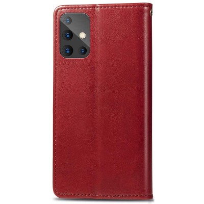Кожаный чехол книжка GETMAN Gallant (PU) для Samsung Galaxy A51 Красный Кожаный чехол книжка GETMAN Gallant (PU) для Samsung Galaxy A51 Красный