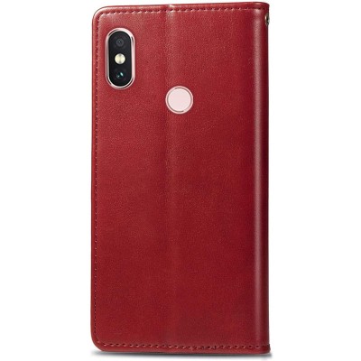 Кожаный чехол книжка GETMAN Gallant (PU) для Xiaomi Redmi Note 5 Pro / Note 5 (AI Dual Camera) Красный Кожаный чехол книжка GETMAN Gallant (PU) для Xiaomi Redmi Note 5 Pro / Note 5 (AI Dual Camera) Красный