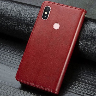 Кожаный чехол книжка GETMAN Gallant (PU) для Xiaomi Redmi Note 5 Pro / Note 5 (AI Dual Camera) Красный Кожаный чехол книжка GETMAN Gallant (PU) для Xiaomi Redmi Note 5 Pro / Note 5 (AI Dual Camera) Красный