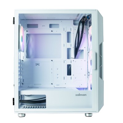 Корпус Zalman I3 Neo без БЖ, 1xUSB3.0, 2xUSB2.0, 4x120мм RGB, VGA 355мм, LCS ready, TG Side Panel, ATX, білий (I3NEOWHITE)