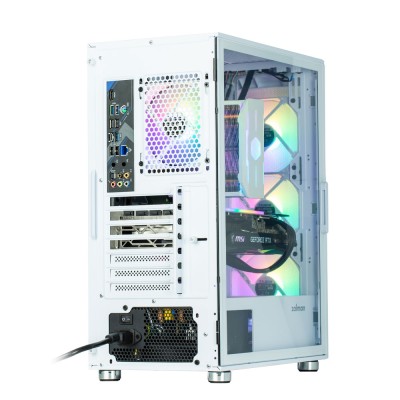 Корпус Zalman I3 Neo без БЖ, 1xUSB3.0, 2xUSB2.0, 4x120мм RGB, VGA 355мм, LCS ready, TG Side Panel, ATX, білий (I3NEOWHITE)