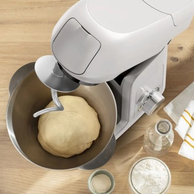 Кухонна машина Tefal Bake Partner 1100Вт, чаша-метал, корпус-пластик, насадок-8, білий (QB525B38) Кухонна машина Tefal Bake Partner 1100Вт, чаша-метал, корпус-пластик, насадок-8, білий (QB525B38)