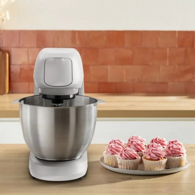 Кухонна машина Tefal Bake Partner 1100Вт, чаша-метал, корпус-пластик, насадок-8, білий (QB525B38) Кухонна машина Tefal Bake Partner 1100Вт, чаша-метал, корпус-пластик, насадок-8, білий (QB525B38)