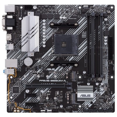 Материнcька плата ASUS PRIME B550M-A sAM4 B550 4xDDR4 M.2 HDMI DVI D-Sub mATX (90MB14I0-M0EAY0)