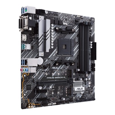 Материнcька плата ASUS PRIME B550M-A sAM4 B550 4xDDR4 M.2 HDMI DVI D-Sub mATX (90MB14I0-M0EAY0)