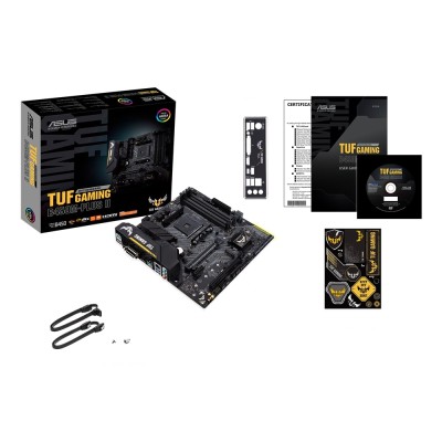 Материнcька плата ASUS TUF GAMING B450M-PLUS II sAM4 B450 4xDDR4 HDMI DVI mATX (90MB1620-M0EAY0)