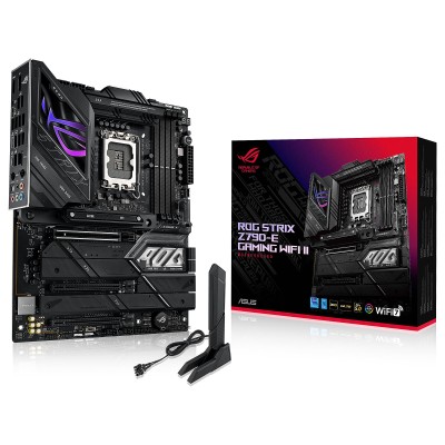 Материнcька плата ASUS ROG STRIX Z790-E GAMING WIFI II 1700 Z790 4xDDR5 M.2 HDMI USB Type-C Wi-Fi BT ATX (90MB1FC0-M0EAY0) Материнcька плата ASUS ROG STRIX Z790-E GAMING WIFI II 1700 Z790 4xDDR5 M.2 HDMI USB Type-C Wi-Fi BT ATX (90MB1FC0-M0EAY0)
