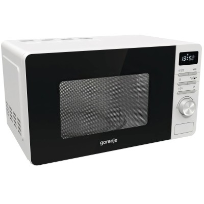 Мікрохвильова піч Gorenje, 20л, електр. керув., 800Вт, дисплей, білий (MO20A3W) Мікрохвильова піч Gorenje, 20л, електр. керув., 800Вт, дисплей, білий (MO20A3W)