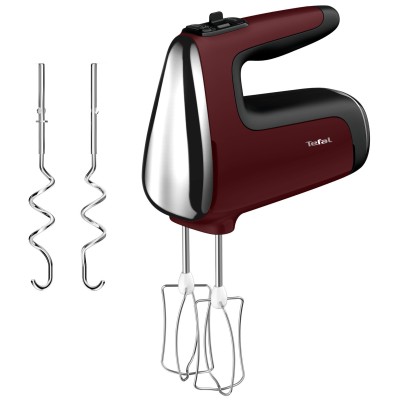 Міксер Tefal ручний Powermix Silence 600Вт, насадки-4, турборежим, бордовий (HT652538) Міксер Tefal ручний Powermix Silence 600Вт, насадки-4, турборежим, бордовий (HT652538)