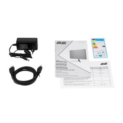Монітор 2E 21.5" A2222B D-Sub, HDMI, MM, VA, 75Hz Монітор 2E 21.5" A2222B D-Sub, HDMI, MM, VA, 75Hz