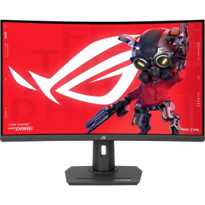 Монітор Asus 31.5" ROG Strix XG32WCS HDMI, DP, USB-C, Audio, VA, 2560x1440, 180Hz, 1ms, sRGB 125%, CURVED, FreeSync, HAS, HDR400 Монітор Asus 31.5" ROG Strix XG32WCS HDMI, DP, USB-C, Audio, VA, 2560x1440, 180Hz, 1ms, sRGB 125%, CURVED, FreeSync, HAS, HDR400