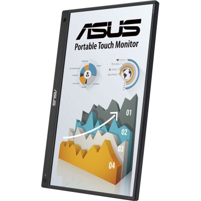 Монітор портативний Asus 15.6" ZenScreen MB16AMTR mHDMI, 2xUSB-C, MM, IPS, 7800mAh, Touch, Case