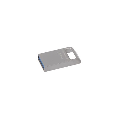 Накопичувач Kingston 64GB USB 3.2 Type-A Gen1 DT Micro R200MB/s Metal (DTMC3G2/64GB) Накопичувач Kingston 64GB USB 3.2 Type-A Gen1 DT Micro R200MB/s Metal (DTMC3G2/64GB)